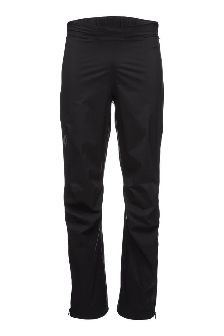 Black Diamond Clothing Stormline Stretch Full Zip Rain Pants Men's 4 Black Diamond Clothing Stormline Stretch Full Zip Rain Pants Men's