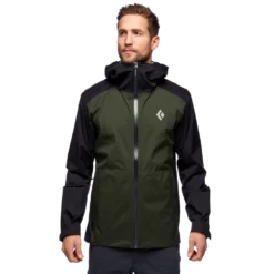 Black Diamond Clothing Stormline Stretch Rain Shell Men's 14 Black Diamond Clothing Stormline Stretch Rain Shell Men's