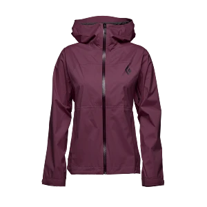 Black Diamond Stormline Stretch Rain Shell Women's 6 Black Diamond Stormline Stretch Rain Shell Women's