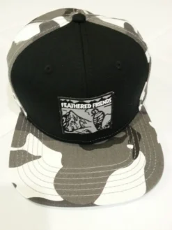 Kam Gear Clothing Feathered Friends Smoking Man Deep Structured Twill Flat Visor Hat