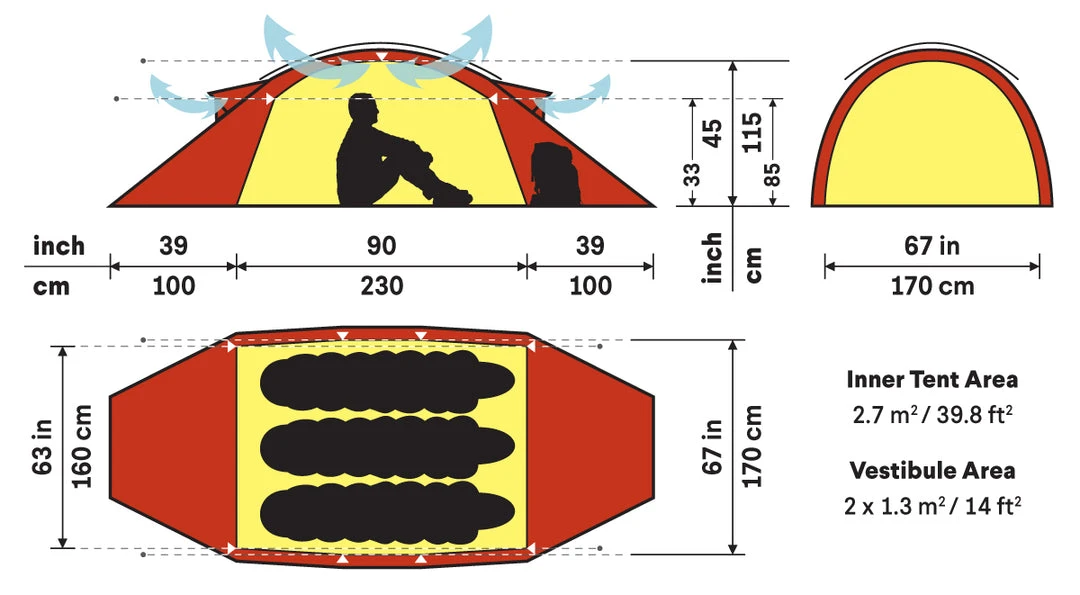 Hilleberg Saivo 3 Person Tent 6 Hilleberg Saivo 3 Person Tent