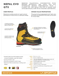 La Sportiva Nepal Evo Gtx 15 La Sportiva Nepal Evo Gtx
