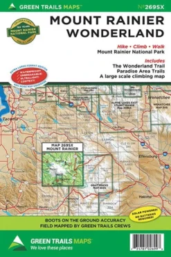 Green Trails Maps Mount Rainier Wonderland No. 269SX
