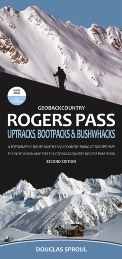 GeoBackcountry Gear Rogers Pass Backcountry Ski Map
