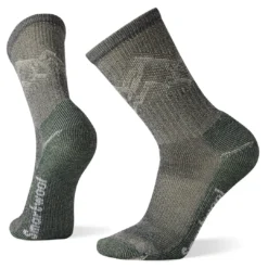 Smartwool Classic Hike Edition Light Cushion Mountain Pattern Crew Socks Men's