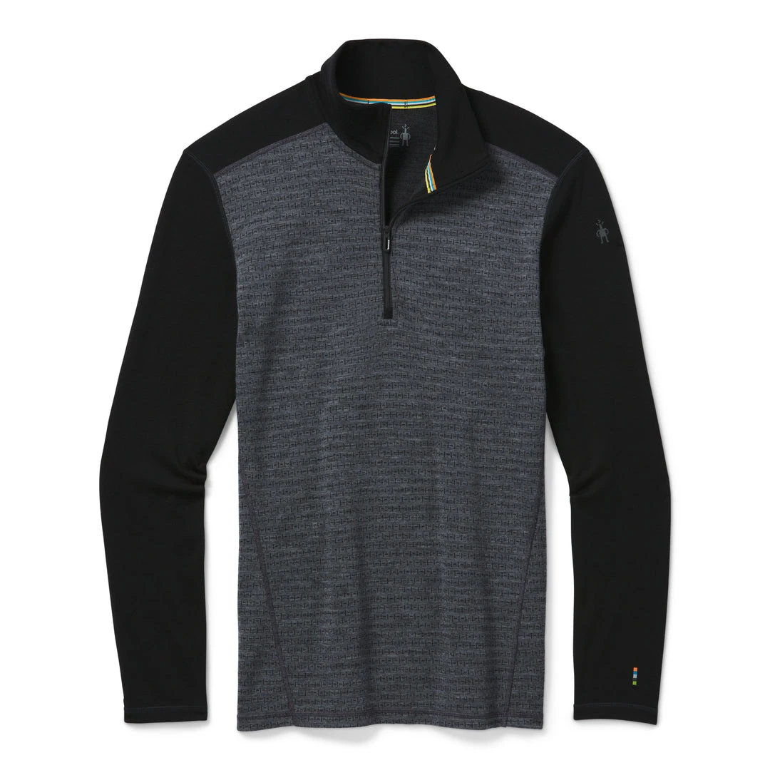 Smartwool Clothing Merino 250 Base Layer Pattern 1/4 Zip Men's 4 Smartwool Clothing Merino 250 Base Layer Pattern 1/4 Zip Men's
