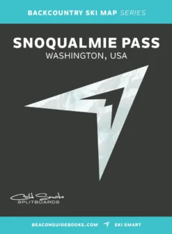 Beacon Guidebooks Snoqualmie Pass Topographic Ski Map Books & Maps